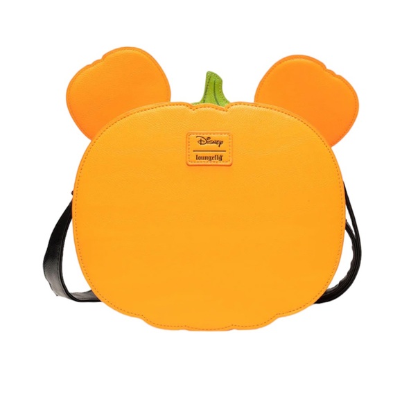 🎃 MICKEY MOUSE Jack O’Lantern Crossbody Loungefly x Disney Purse NEW - Picture 3 of 6